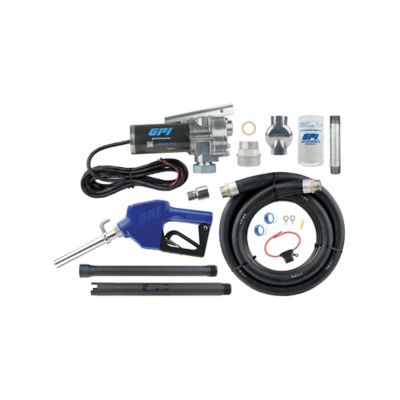 Image showing 6 th GPI 18 GPM 12V Fuel Transfer Pump, Automatic Nozzle with Filter