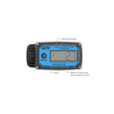 Image showing  Digital Flow Meter for DEF, 3-30 GPM, 1 in. or 3/4 in. NPT
