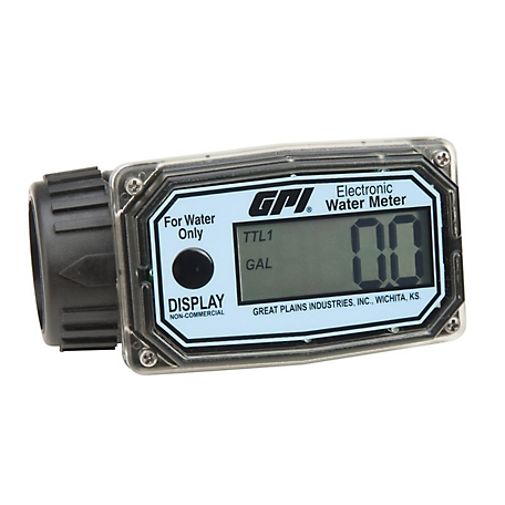 GPI 3-30 GPM 1 in. Digital Water Meter