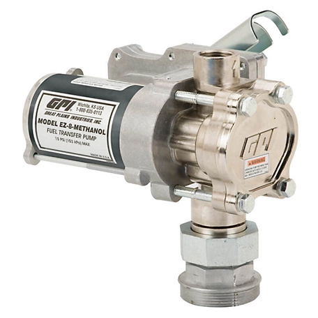 GPI 12V 8 GPM EZ-8-METHANOL-PO Methanol Fuel Transfer Pump