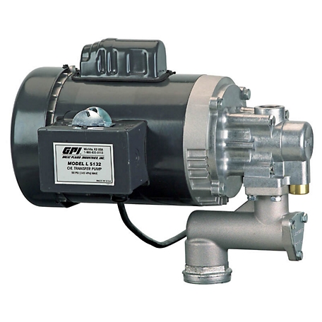 GPI Electric 115V 8 GPM L 5132 Heavy-Duty Oil Transfer Pump at