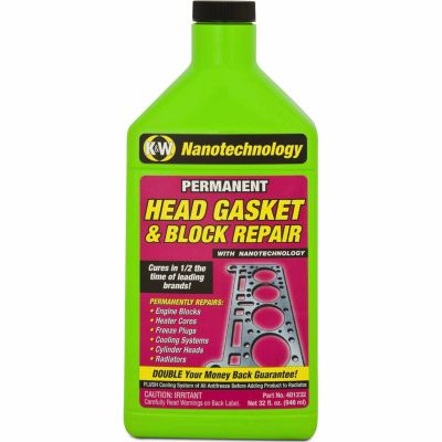 K&W Permanent Head Gasket & Block Repair with Nanotechnology, 32 fl. oz.