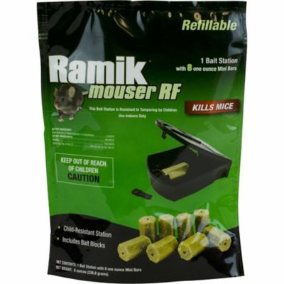 Ramik Mouser Refillable Bait Station, 8-Pack