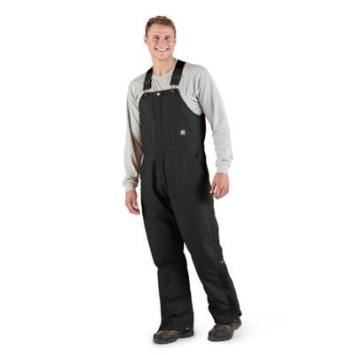 Image showing  Men's Quilt-Lined Duck Insulated Bib Overalls