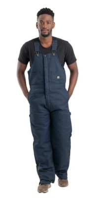 Berne Men's Twill Quilt-Lined Insulated Bib Overalls