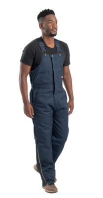 Image showing 2 th Berne Men's Twill Quilt-Lined Insulated Bib Overalls
