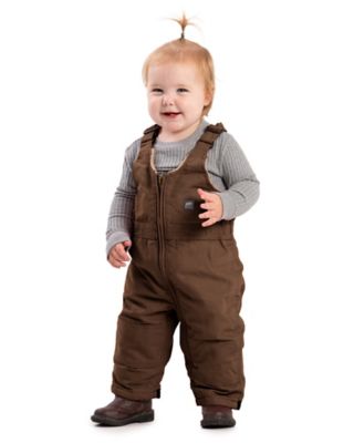 Berne Infant Unisex Softstone Duck Insulated Bib Overall