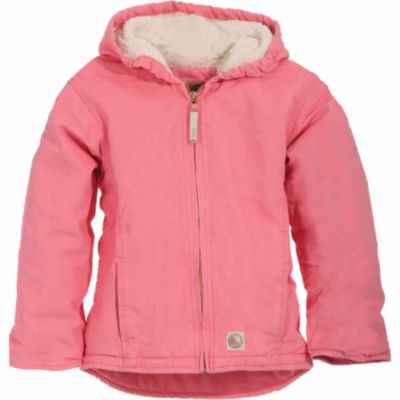 Berne Toddler Boys' Softstone Duck Sherpa-Lined Hooded Coat