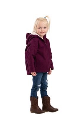 Berne Toddler Boys' Softstone Duck Sherpa-Lined Hooded Coat