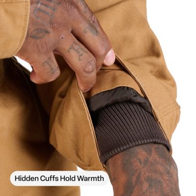 Image showing 7 th Berne Men's Duck Quilt-Lined Insulated Coveralls