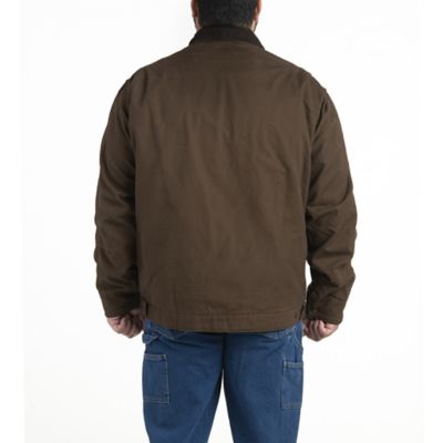 Image showing  Men's Fleece-Lined Washed Duck Gasoline Jacket