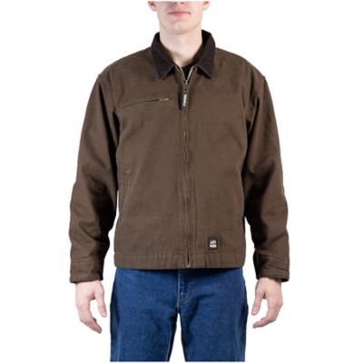Image showing  Men's Fleece-Lined Washed Duck Gasoline Jacket
