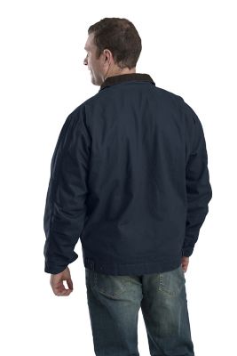 Image showing 1 th Berne Men's Fleece-Lined Washed Duck Gasoline Jacket