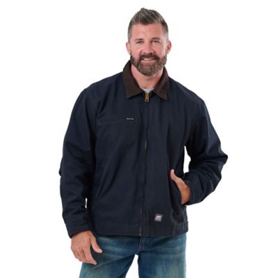 Image showing  Men's Fleece-Lined Washed Duck Gasoline Jacket