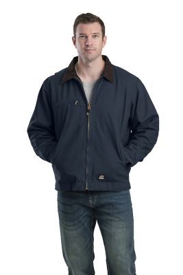 Berne Men's Fleece-Lined Washed Duck Gasoline Jacket
