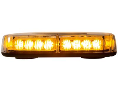 Image showing  11 in. Amber LED Mini Light Bar with Stud Mount and Magnetic Mount