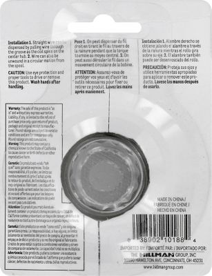 Image showing  25 lb. Hobby Wire Galvanized, #18 x 110 ft.