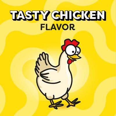 Image showing  Classic Crunchy and Soft Tasty Chicken Flavor Cat Treats, 16 oz. Tub