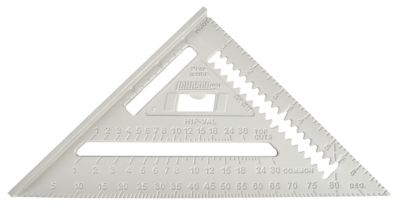 Johnson Level 7 in. Johnny Square Professional Aluminum Rafter Square