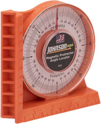 Magnetic Protractor and Angle Locator No 700 Johnson Level & Tool 3pk for sale online 