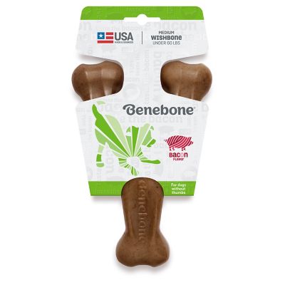 Benebone Wishbone Bacon-Flavored Dog 