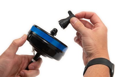 Image showing  In-Ground Medium Retractable Braided Dog Tie Out Cable, 20 ft., Up to 80 lb. Capacity