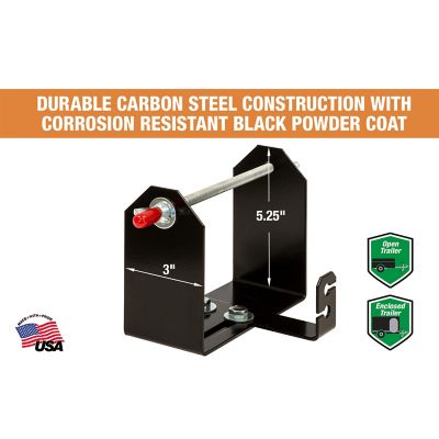 Image showing  Trimmer Line Spool Bracket for Landscaping Trailers