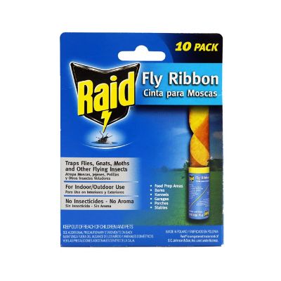 Raid Fly Ribbon Traps, 10-Pack