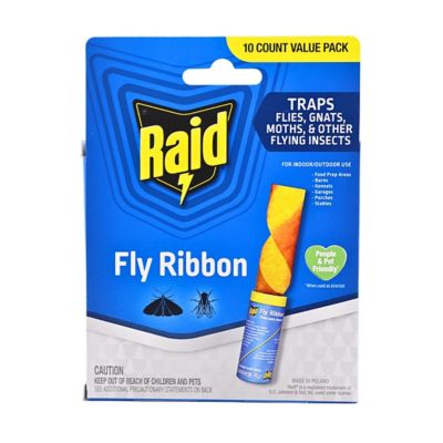 Raid Fly Ribbon Traps, 10-Pack