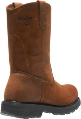 Image showing 2 th Wolverine Men's Steel Toe Slip-Resistant Wellington Boots