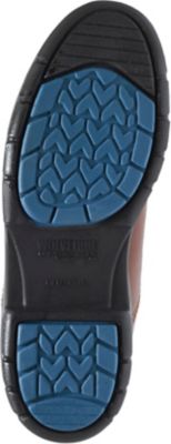 Image showing 4 th Wolverine Men's Steel Toe DuraShocks Slip-Resistant Leather Carb Work Boots, 6 in.