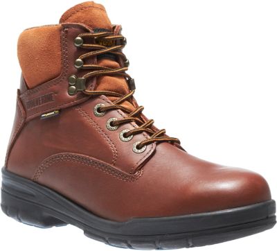 Image showing 0 th Wolverine Men's Steel Toe DuraShocks Slip-Resistant Leather Carb Work Boots, 6 in.