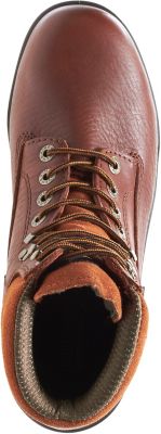 Image showing 2 th Wolverine Men's Steel Toe DuraShocks Slip-Resistant Leather Carb Work Boots, 6 in.