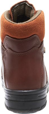 Image showing 3 th Wolverine Men's Steel Toe DuraShocks Slip-Resistant Leather Carb Work Boots, 6 in.