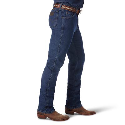 Image showing  Men's Classic Fit Mid-Rise Premium Performance Advanced Comfort Cowboy Cut Jeans