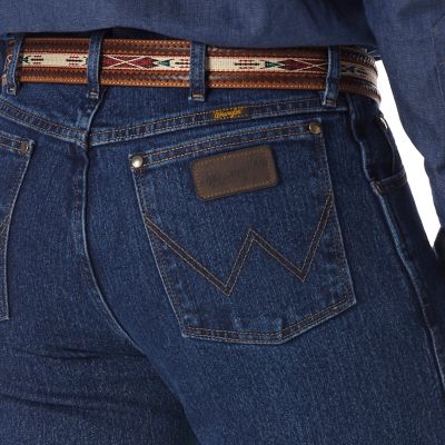 Image showing 4 th Wrangler Men's Classic Fit Mid-Rise Premium Performance Advanced Comfort Cowboy Cut Jeans
