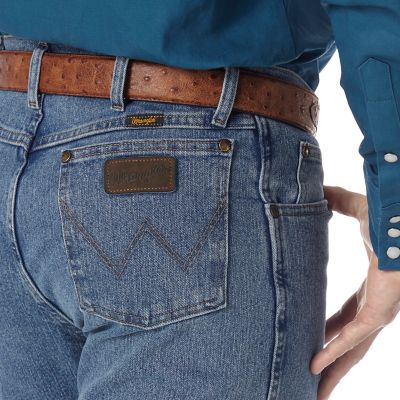 Image showing  Men's Classic Fit Mid-Rise Premium Performance Advanced Comfort Cowboy Cut Jeans