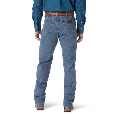 Image showing  Men's Classic Fit Mid-Rise Premium Performance Advanced Comfort Cowboy Cut Jeans