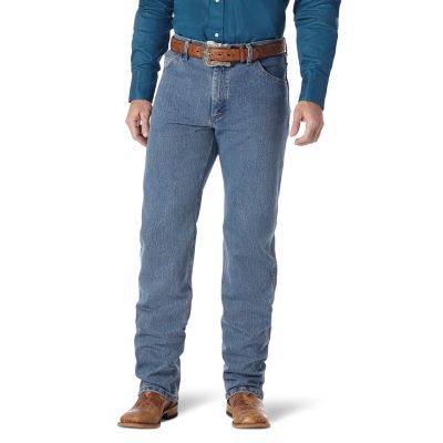 Image showing  Men's Classic Fit Mid-Rise Premium Performance Advanced Comfort Cowboy Cut Jeans
