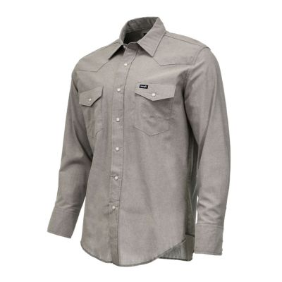 Image showing  Men's Cowboy Cut Western Chambray Work Shirt