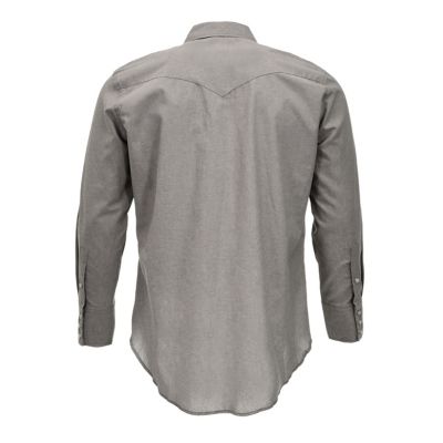 Image showing  Men's Cowboy Cut Western Chambray Work Shirt
