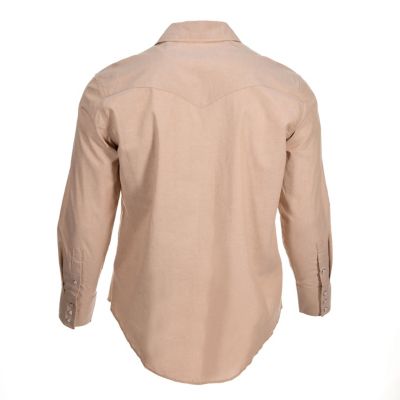 Image showing 1 th Wrangler Men's Cowboy Cut Western Chambray Work Shirt