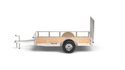 Image showing  5.5 ft. x 10 ft. Aluminum Utility Trailer, 2,352 lb. Max Capacity