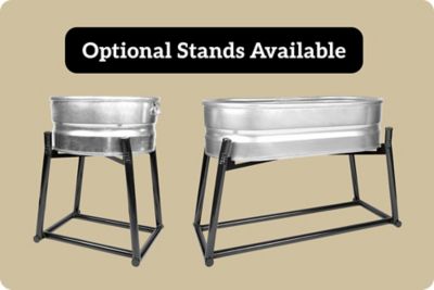 Image showing  23 gal. Galvanized Utility Stock Tank