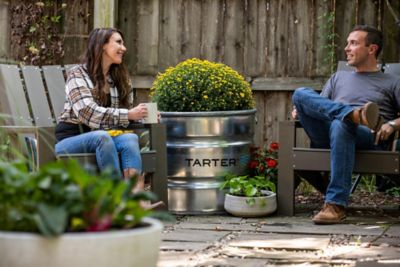 Image showing  46 gal. Ultra Galvanized Steel Round Utility Tank, 2 ft. x 2 ft.