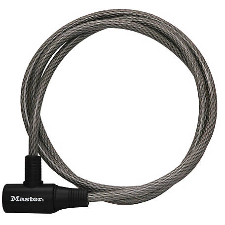 6-foot Black Basics Adjustable Keyed Cable Lock