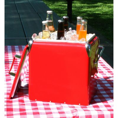 Image showing  12 qt. Retro-Style Picnic Cooler