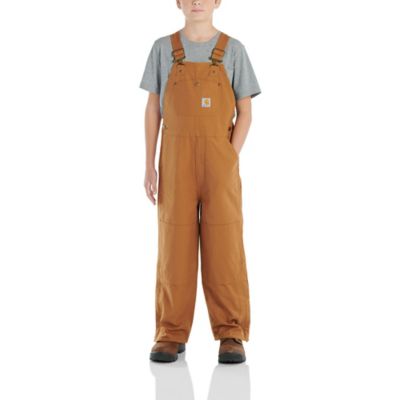 Carhartt Quilt-Lined Canvas Bib Overalls