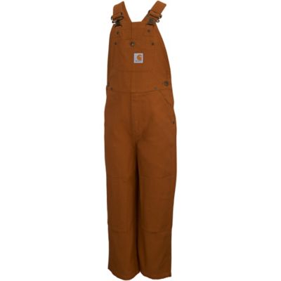 Carhartt Boys' Duck Washed Bib Overalls