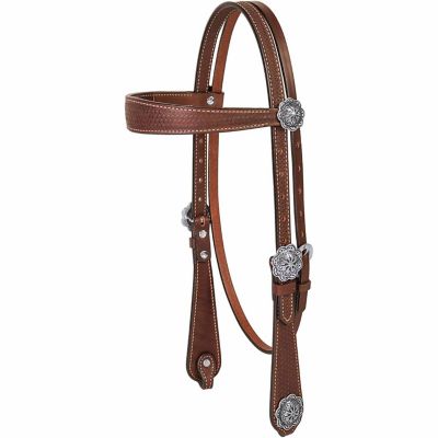 Weaver Leather Basin Cowboy Browband Headstall